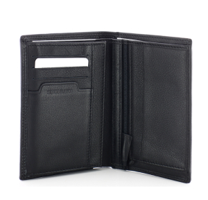 Portefeuille 3 Volets Serge Blanco Vancouver VAN21019 999 couleur noir, intérieur