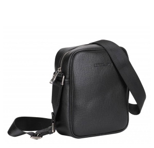 Sac porté travers Arthur et Aston Nelson 2312-05-A couleur noir, vue de côté