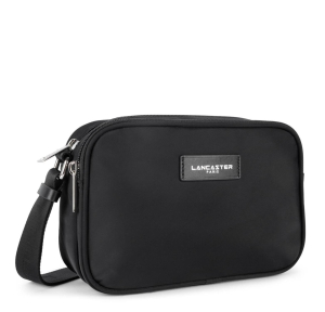 Sac trotteur zippé M Lancaster Basic Vita 510-76 Noir, vue de profil