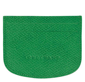 Porte-cartes Longchamp Épure cuir 30031HYZ 129, Vert vue de dos