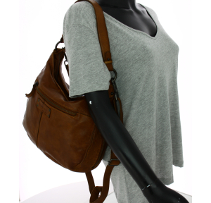 Sac porté épaule femme Gianni Conti cuir 4203713 COG Cognac, porté épaule