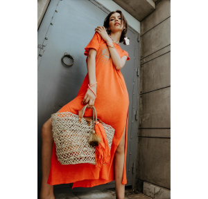 Sac Virginie Darling Panier Marché Pergola M (foulard aléatoire) PERPMED-WORL porté