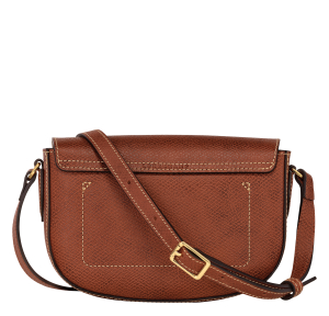 Sac porté travers S Longchamp Epure 10253HYZ 035 Brun, vue de dos