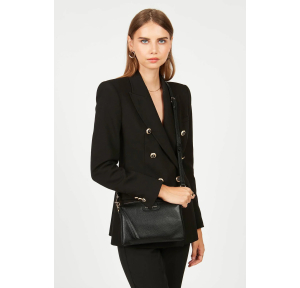 Pochette zippée Lancaster Dune 529-73-NOIR portée