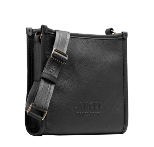 Sac porté croisé S Jour de Lancel en cuir grainé A13172 10 Noir, vue de profil