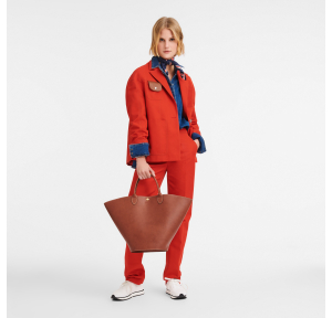 Sac cabas XL Longchamp Epure porté main 10260HYZ035 Brun (Marron) porté