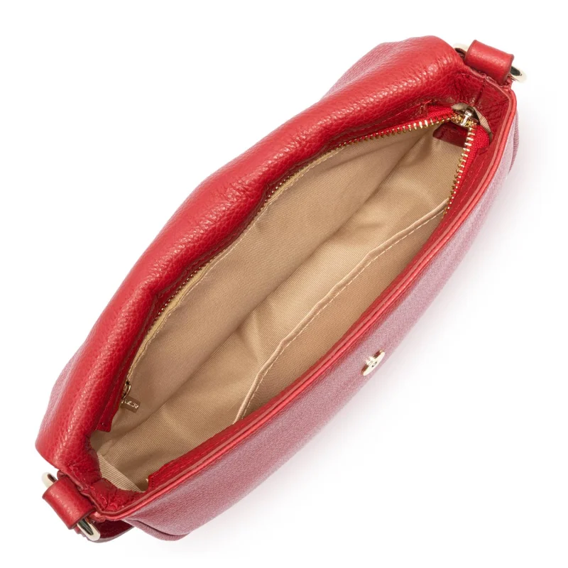 Sac besace Lancaster Dune Gaia rabat aimanté 529-102 rouge intérieur Sac besace Lancaster Dune Gaia rabat aimanté 529-102 rouge intérieur