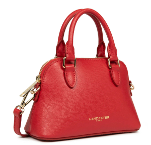 Petit sac demi-lune Lancaster Sierra Jia S en cuir 538-001 Rouge côté