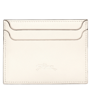 Porte-cartes Le Foulonné Box couleur écru L3218HFI 037 Longchamp