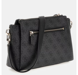 Sac bandoulière Guess Noelle motif logo 4G HWBG7879120-COA Coal Logo dos