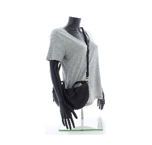 Sac bandoulière  Biba Niland NIL2L NEGRO couleur  NEGRO (noir), porté mannequin