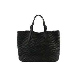 Sac shopping porté épaule Francinel Kelly 292324NR couleur noir, vue de dos