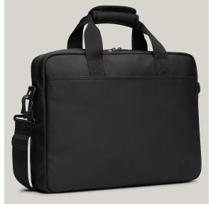 Sacoche pour ordinateur portable Tommy Hilfiger Corporate AM0AM12728BDS couleur noir, vue de dos