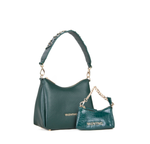 Sac porté main/épaule Valentino Bags Kalimba VBS8DJ07p71 couleur vert, vue de côté