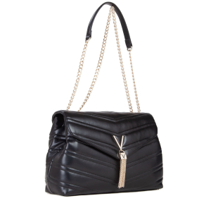 Sac bandoulière à rabat Privilège Valentino bags 	
VBS8DN09 001 couleur noir vue de profil