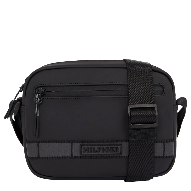 Sac Sacoche Reporter Bandoulière Besace Toile Vintage 21x14x31cm Noir Item 12672490