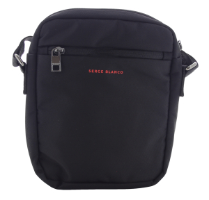 Sac bandoulière Serge blanco 1 compartiment BSK13011 999 couleur noir, vue de dos