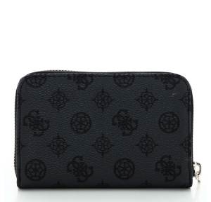 Portefeuille Guess logo 4G Laurel medium SWPG850014CHG couleur Noir multi, vue de dos