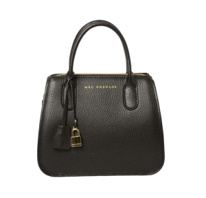 Sac porté épaule Mac Douglas en cuir grainé Romy VESTIGEROSVG01S, couleur noir
