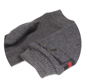 Gants compatibles isotoner écrans tactiles 85314 GRC8.5 couleur gris chiné vue profil