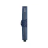 Porte-cartes cuir texturé Secrid Miniwallet Crisple MC-NAVY (Bleu marine) profil Porte-cartes cuir texturé Secrid Miniwallet Crisple MC-NAVY (Bleu marine) profil