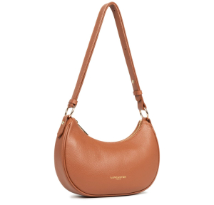 Sac bandoulière Lancaster S Milano Aria 480-070 CAM couleur camel, vue de profil