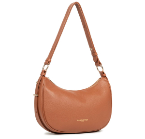 Sac besace Lancaster M Milano Aria 480-071 CAM couleur camel, vue de profil