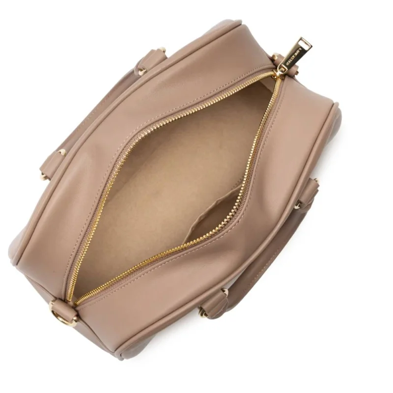 Sac porté main Lancaster cuir lisse Donna Bow 531-066-GALET intérieur Sac porté main Lancaster cuir lisse Donna Bow 531-066-GALET intérieur