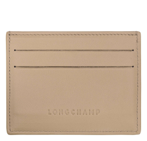 Porte-cartes Longchamp en cuir Le Roseau L3218HGCM05 couleur Racine vue de dos