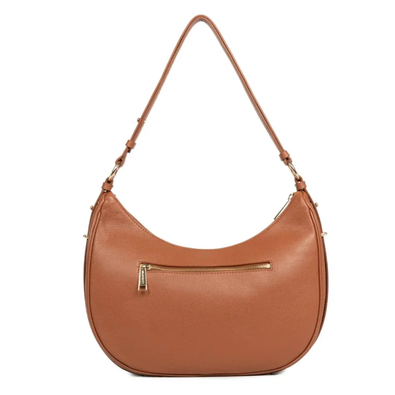 Grand sac Lancaster L en cuir grainé Milano Aria 480-072-CAMEL vue de dos Grand sac Lancaster L en cuir grainé Milano Aria 480-072-CAMEL vue de dos