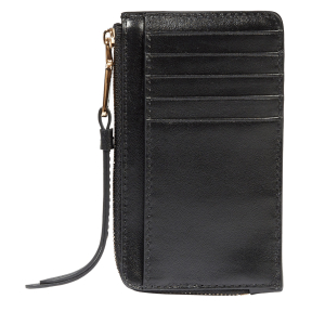 Porte-cartes Lancel cuir lisse Origami A13422 JZ  couleur noir, vue de dos