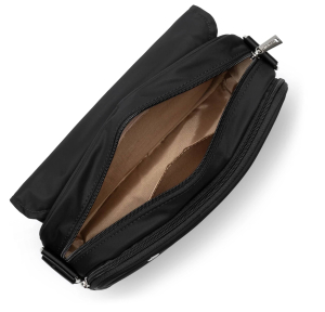 Sac gibecière Basic Vita Lancaster à rabat M 510-87-NOIR intérieur
