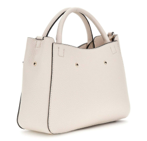 Sac bandoulière S Guess effet grainé Brenton HWPG964805BON couleur  Os (crème) vue de profil