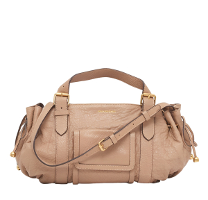 Petit sac à main Gerard Darel Le 18H cuir bubble DBS67A4281600 Sable (Beige) de face