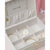 Boîte à bijoux Maison Scarlett de voyage Louise LOUIS2-LNBG couleur beige, intérieur Boîte à bijoux Maison Scarlett de voyage Louise LOUIS2-LNBG couleur beige, intérieur