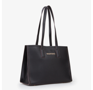 Sac shopping Valentino Bags Samantha à bandoulière VBS8YA01-001 Noir côté