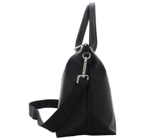 Petit sac cabas Mac Douglas Cristal S en nylon CRISTACANY01S couleur Noir vue de profil