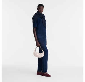 Sac porté épaule Longchamp Le Pliage Xtra 10316987 555, couleur papier , porté mannequin