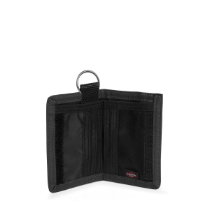 Mini portefeuille Eastpak en toile Core colors K0A5B97 008, couleur noir, ouvert