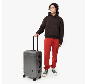 Valise rigide Eastpak à 4 roues case M K0A5BJF 4S1, couleur gris, mannequin