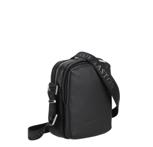 Petite sacoche S Arthur et Aston en cuir Thomas 2509-07-A couleur Noir, vue de profil