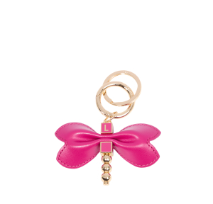 Porte-clés libellule Jungle de Lancel A13868 J1, couleur rose