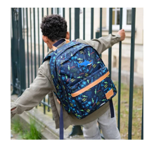 Sac à dos Tann's M Sevan 62251 Multicolore, porté mannequin