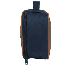 Boite à goûter Tann's Axel 69127 couleur Bleu/kaki, vue de profil