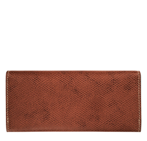 Portefeuille Longchamp à rabat Epure 30050HYZ 035 couleur Brun, vue de  dos