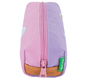 Trousse Simple Tann's bicolore Manon 11161 couleur Rose/violet,  vue de face