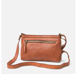 Sac bandoulière Biba en cuir Boston BT37 TAN, couleur Tan, vue de dos