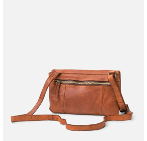 Sac bandoulière Biba en cuir Boston BT33 TAN, couleur Tan, vue de dos