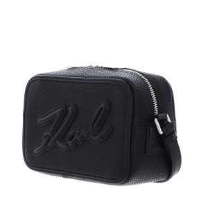 Sac porté bandoulière Karl Lagerfeld K/Skuare A1W30040 999, couleur Noir, vue de profil