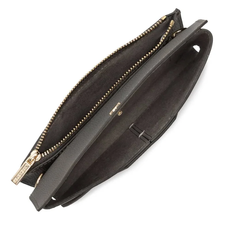 Pochette Lancaster à rabat avec pression Sierra PM 138-015-GRIS, ouvert Pochette Lancaster à rabat avec pression Sierra PM 138-015-GRIS, ouvert